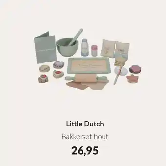 Babypark Little Dutch Bakkerset hout aanbieding