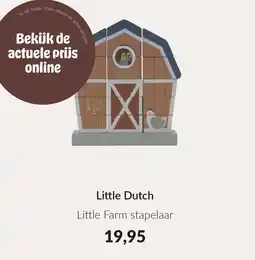 Babypark Little Dutch Little Farm stapelaar aanbieding