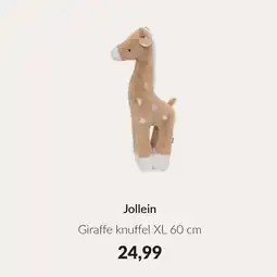 Babypark Jollein Giraffe knuffel XL aanbieding