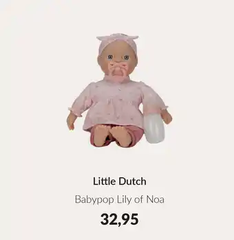Babypark Little Dutch Babypop Lily of Noa aanbieding