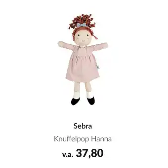 Babypark Sebra Knuffelpop Hanna aanbieding