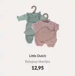 Babypark Little Dutch Babypop kleertjes aanbieding