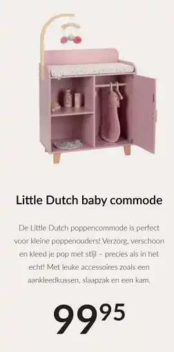 Babypark Little Dutch baby commode aanbieding