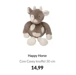 Babypark Happy Horse Cow Casey knuffel aanbieding