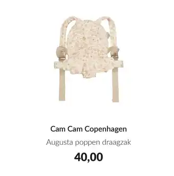 Babypark Cam Cam Copenhagen Augusta poppen draagzak aanbieding