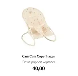 Babypark Cam Cam Copenhagen Bows poppen wipstoel aanbieding