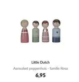 Babypark Little Dutch Aanvulset poppenhuis - familie Rosa aanbieding