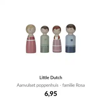 Babypark Little Dutch Aanvulset poppenhuis - familie Rosa aanbieding