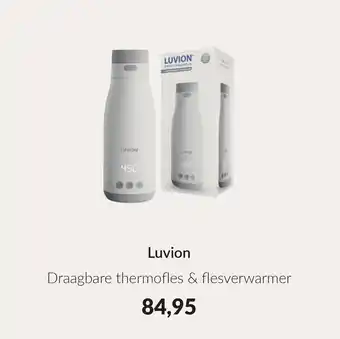 Babypark Luvion Draagbare thermofles & flesverwarmer aanbieding