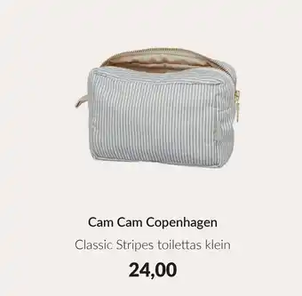Babypark Cam Cam Copenhagen Classic Stripes toilettas klein aanbieding