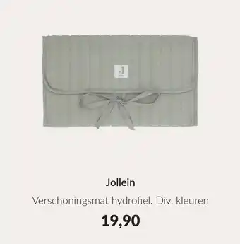 Babypark Jollein Verschoningsmat hydrofiel. aanbieding