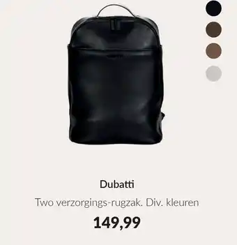 Babypark Dubatti Two verzorgings-rugzak. aanbieding