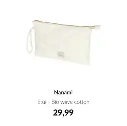 Babypark Nanami Etui Bio wave cotton aanbieding