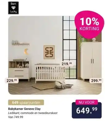 Van Asten BabySuperstore Babykamer Geneve Clay aanbieding