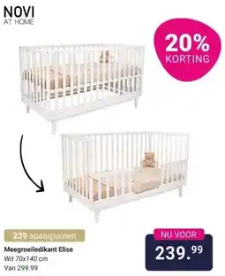 Van Asten BabySuperstore Meegroeiledikant Elise aanbieding