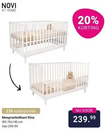 Van Asten BabySuperstore Meegroeiledikant Elise aanbieding