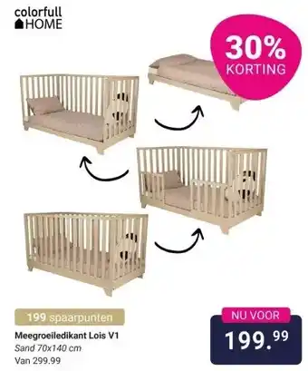 Van Asten BabySuperstore Meegroeiledikant Lois V1 aanbieding