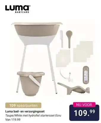 Van Asten BabySuperstore Luma bad- en verzorgingsset aanbieding