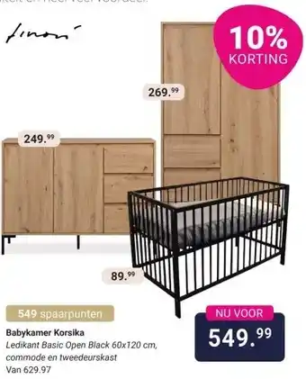 Van Asten BabySuperstore Babykamer Korsika aanbieding