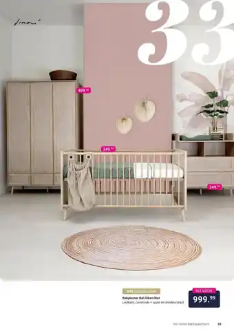 Van Asten BabySuperstore Babykamer Bali Eiken/Riet aanbieding