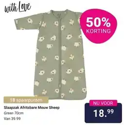 Van Asten BabySuperstore Slaapzak Afritsbare Mouw Sheep aanbieding