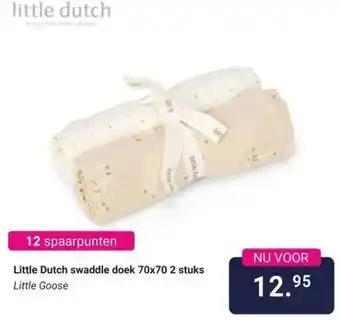 Van Asten BabySuperstore Little Dutch swaddle doek aanbieding