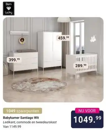 Van Asten BabySuperstore Babykamer Santiago Wit aanbieding