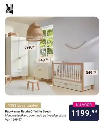 Van Asten BabySuperstore Babykamer Ratata Offwhite Beech aanbieding