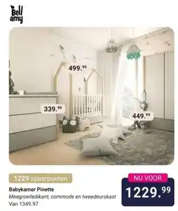Van Asten BabySuperstore Babykamer Pinette aanbieding