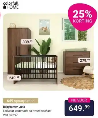 Van Asten BabySuperstore Babykamer Luna aanbieding