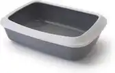 Bol.com Savic Iriz - Kattenbak - Grijs - 50 x 37 x 14 cm aanbieding