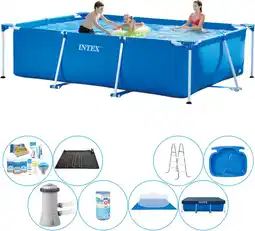 Bol.com Rechthoekig Zwembad - 300 x 200 x 75 cm - Inclusief alle benodigdheden aanbieding
