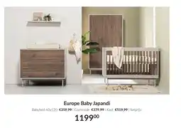 Babypark Europe Baby Japandi aanbieding