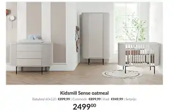 Babypark Kidsmill Sense oatmeal aanbieding