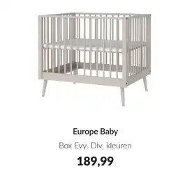 Babypark Europe Baby aanbieding