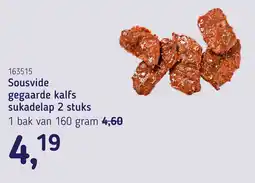 Van Hoeckel Sousvide gegaarde kalfs sukadelap aanbieding