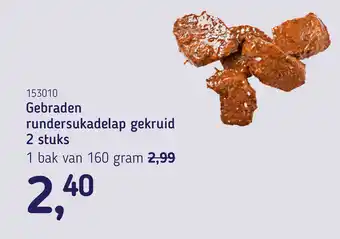 Van Hoeckel rundersukadelap gekruid Gebraden aanbieding