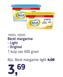 Van Hoeckel Becel margarine aanbieding