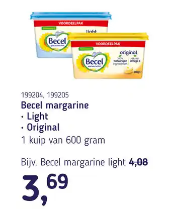 Van Hoeckel Becel margarine aanbieding