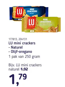 Van Hoeckel LU mini crackers aanbieding