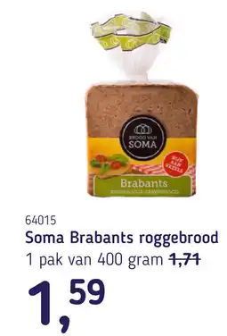 Van Hoeckel Soma Brabants roggebrood aanbieding