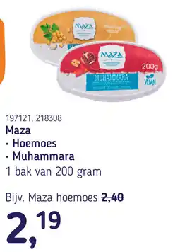 Van Hoeckel Maza Hoemoes Muhammara aanbieding