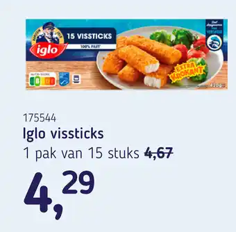 Van Hoeckel Iglo vissticks aanbieding