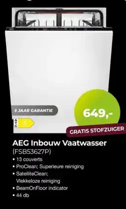EP Beerepoot AEG Inbouw Vaatwasser aanbieding