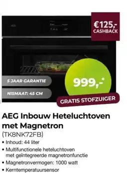 EP Beerepoot AEG Inbouw Heteluchtoven met Magnetron aanbieding