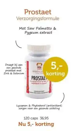 De Rode Pilaren Prostaet Verzorgingsformule aanbieding