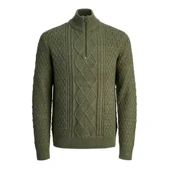 ANWB Jack & Jones Heren North Knit High Neck Groen aanbieding