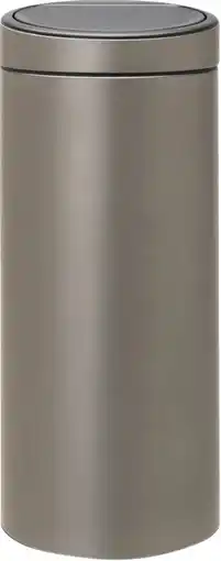 Coolblue Brabantia Touch Bin 30 Liter Platinum aanbieding