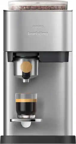 Coolblue Philips Baristina Plus BAR500/00 Stainless Steel aanbieding