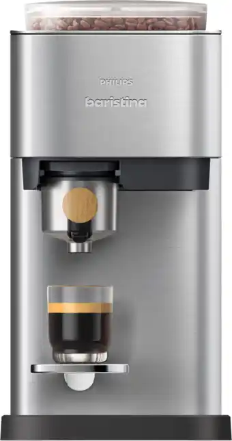 Coolblue Philips Baristina Plus BAR500/00 Stainless Steel aanbieding